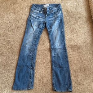 Big Star Women's Straight Leg Blue Jeans